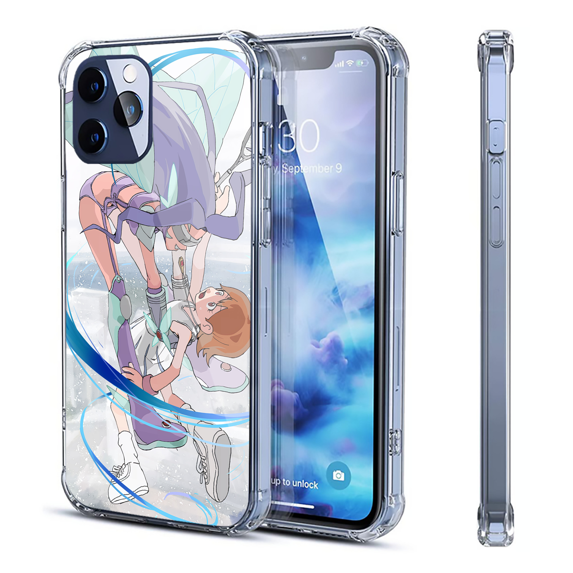 （画像用） Digimon デジタルモンスター/デジモン 【iPhone 12シリーズ対応】透明スマホケース（クリアソフトケース）